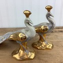 1950s Hollywood Regency Peacock Birds Set of 2 Lus