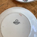 Whieldon Ware Pheasant 4 Salad Plates 8" Vintage E