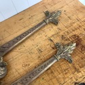 Pair Resin Decorative Wall Embellishments Pediment