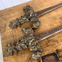 Pair Resin Decorative Wall Embellishments Pediment