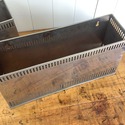 Pair Silver Metal Wall Sconce Shades Rectangular R