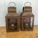 Pair Cyclone Maritime Lamps Pair Set Made in New J