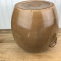 Vintage Large Crock w Lid Bean Pot Covered Jar Han