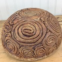 Studio Crafted Pottery Bowl Coiled Swirl Pattern L