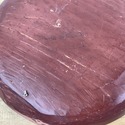 Made in Mexico Pair Wood Bowls Tray Round Hand Pai