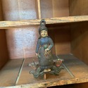 Antique Cast Iron Amish Women Door Knocker or Pape