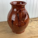 Breininger Pottery Vessel Double Handles Vase 1986