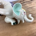 Kay Finch Baby Elephant Figure Statue Green Inner 