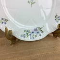 Shelley Lunch Plate Blue Rock 13591  Floral 8.25" 