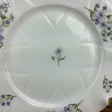 Shelley Lunch Plate Blue Rock 13591  Floral 8.25" 
