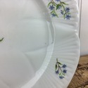 Shelley Lunch Plate Blue Rock 13591  Floral 8.25" 