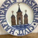 Bing Grondahl B&G Town Seal Plate Hafniensis Tripl