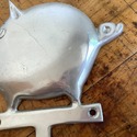 Pair Pig Figure Wall Hooks Kitchen Decor Silver St