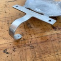Pair Pig Figure Wall Hooks Kitchen Decor Silver St