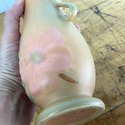 Weller Pottery Wild Rose Vase 6.75" Tall Vintage 1