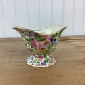 Summertime Chintz Oval Sugar Bowl Grecian Open Gri