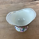 Summertime Chintz Oval Sugar Bowl Grecian Open Gri