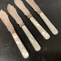 4 Mother of Pearl Handled Fish Knives Sheffield En