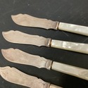 4 Mother of Pearl Handled Fish Knives Sheffield En