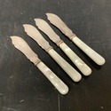 4 Mother of Pearl Handled Fish Knives Sheffield En