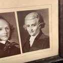 Antique Framed Photo Cards of Classical Composers 