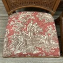 4 Vintage Faux Bamboo Cane Back Dining Room Chairs