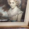 Antique Print Female Portrait London Published Whi