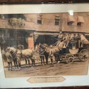 Antique Horse Carriage Print The Road Coach Acquid