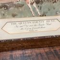 The Queens County Hunt Antique Print Oak Frame Jer