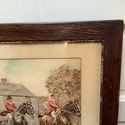 The Queens County Hunt Antique Print Oak Frame Jer