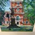Watercolor Painting or Print Independence Hall Phi