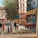 Impressionist Painting Paris Street Scene MCM Mode