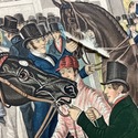 Grand Stand Ascot Engraving Print  By JF Herring C