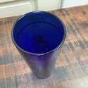 Cocktail Shaker Cobalt Blue Glass Sterling Silver 