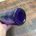 Cocktail Shaker Cobalt Blue Glass Sterling Silver 