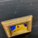 Small Gold Picture Frame on Stand Tripod 5 by 4" H