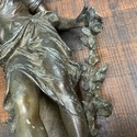 Paris France Antique Female Figure Statue Moreau R