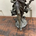 Paris France Antique Female Figure Statue Moreau R