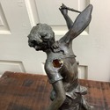 Paris France Antique Female Figure Statue Moreau R