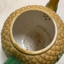 Antique Pineapple Majolica Teapot 19th C Adams Bro