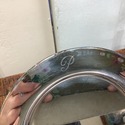 8 Wm Rogers Silverplate Small Plates Monogrammed P