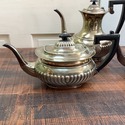 Sheffield Silverplate 3 Pce Teaset Teapot Coffee P