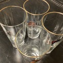 4 Vintage Libbey Glass Beverage Glasses Duck Water