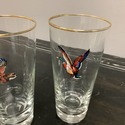 4 Vintage Libbey Glass Beverage Glasses Duck Water