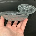 4 Brilliant Cut Glass Dessert Fruit Bowls Individu