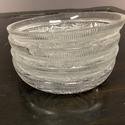 4 Brilliant Cut Glass Dessert Fruit Bowls Individu