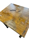 Industrial Butcher Block Table Island Metal Legs M