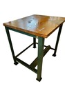 Industrial Butcher Block Table Island Metal Legs M
