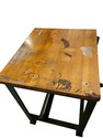 Industrial Butcher Block Table Island Metal Legs M