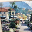 Bellagio Promenade Italy Print by Howard Behrens L